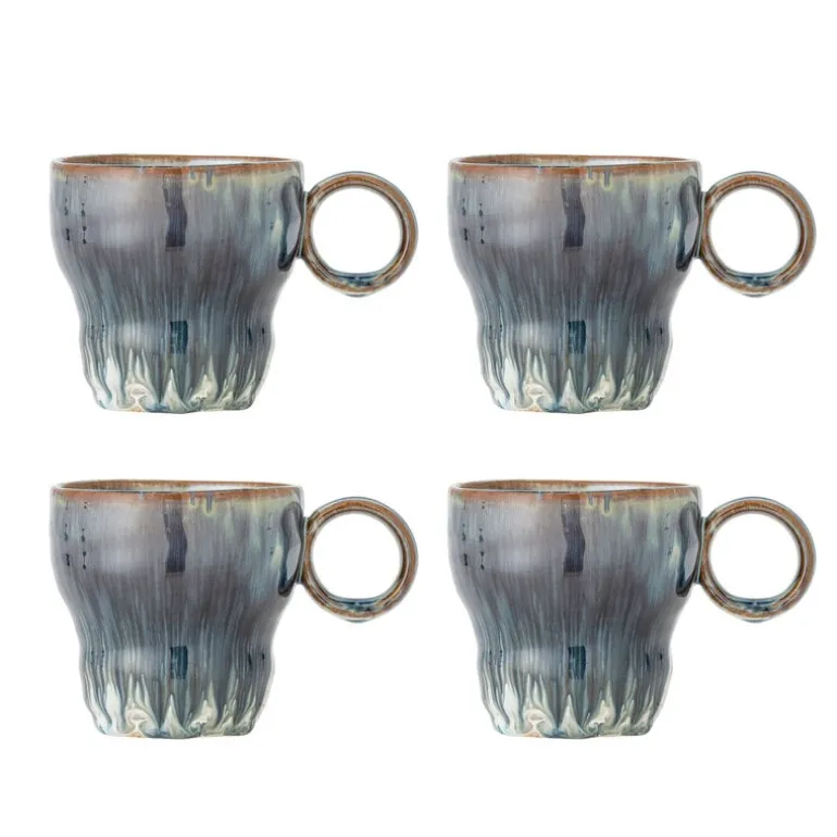 Nigel mokken blauw set van 4 stuks - 82072479