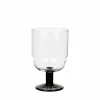 Nordic Bistro rode wijnglazen smoke - set van 12 stuks