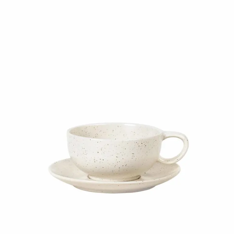 Nordic Vanilla kop met schotel 25cl- set van 6 stuks