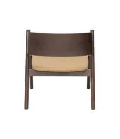 Oblique loungestoel donkerbruin - 331606