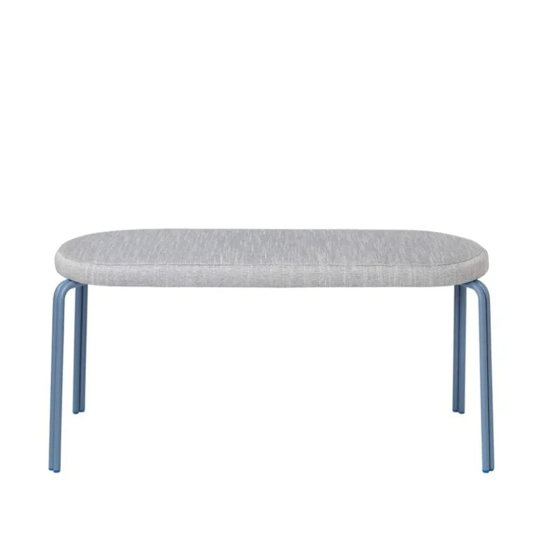 Oda bank 2 zits textiel - blauw