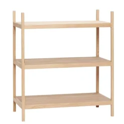 Opbergkast hout met 3 planken