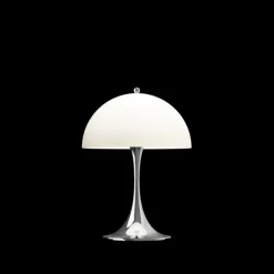 Panthella 250 portable tafellamp chrome opal beige - 5744172998