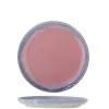 Paula borden Ø20cm roze set van 4 stuks - 82060950