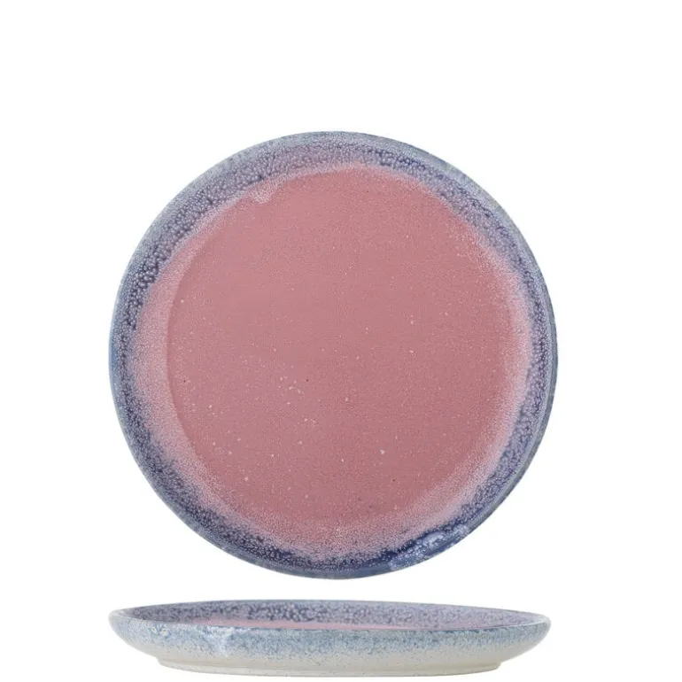 Paula borden Ø20cm roze set van 4 stuks - 82060950