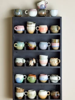 Paula mokken bruin/blauw set van 6 stuks - 82062547