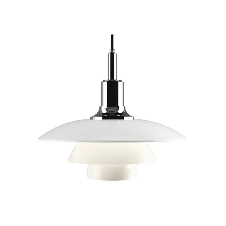 PH 3½-3 glas hanglamp chroom - 5741099278