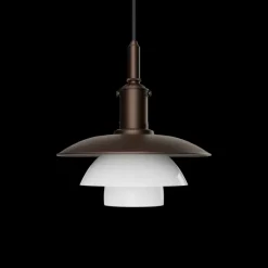 PH 3/3 hanglamp aged brass opal - 5741115806
