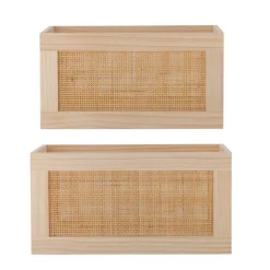 Piana opbergboxen set van 2 stuks - 82064782