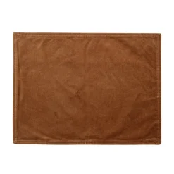 Placemats katoen oranje - set van 6 stuks