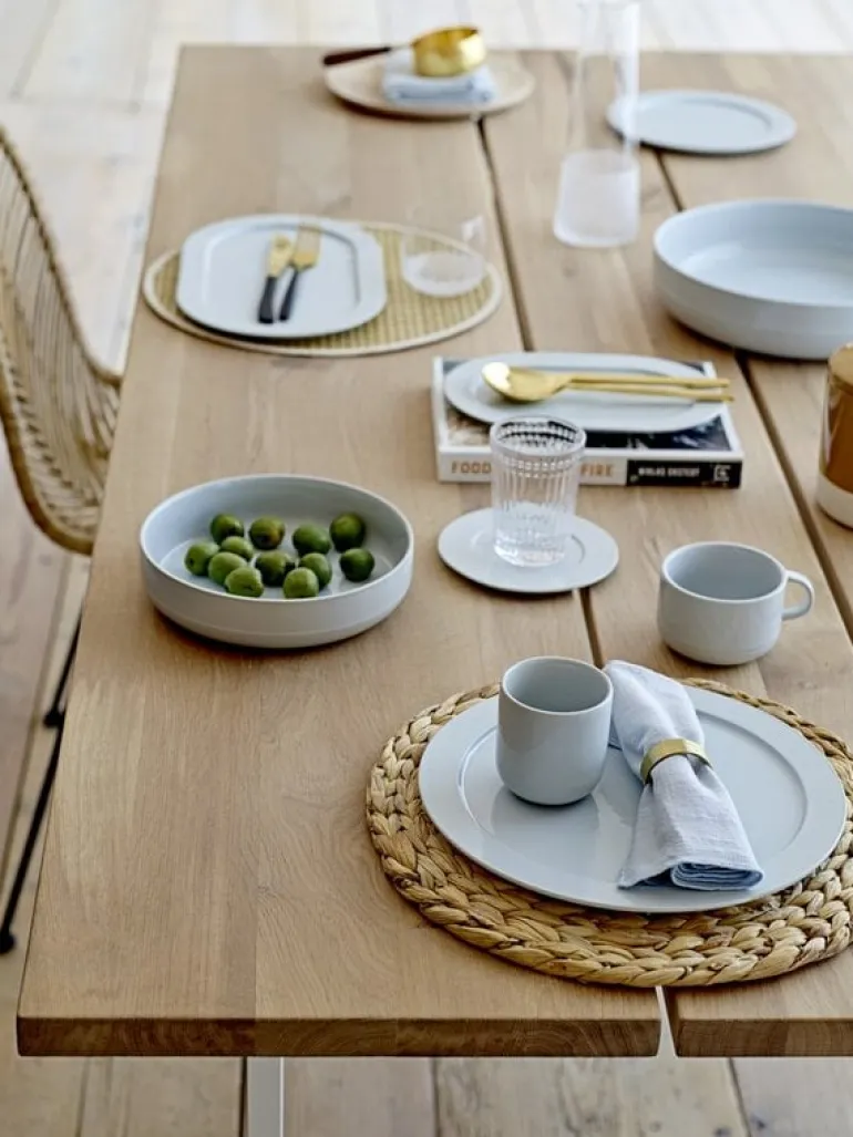 Placemats water hyacinth naturel - set van 6 stuks