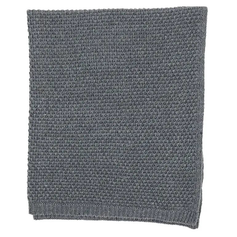 Plaid blauw wol