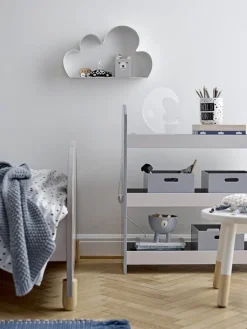 Plaid blauw wol