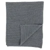 Plaid wol - blauw