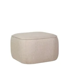 Poef polyester- beige