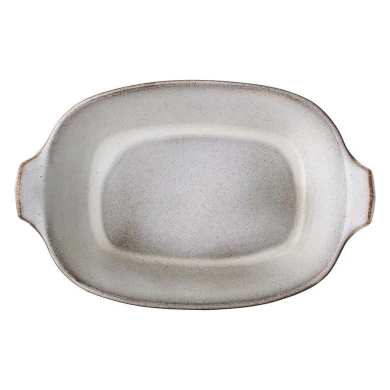 Sandrine serveerschaal grijs- L42,5xH9xW27,5 cm