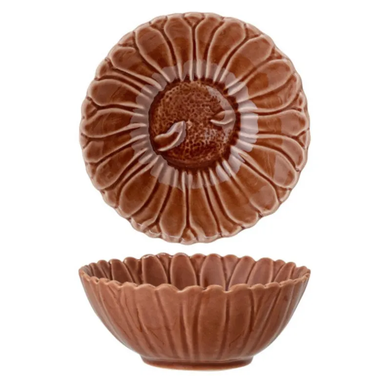 Savanna schaal Ø14xH5,5 cm - set van 4 stuks