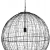 Selene hanglamp ijzer L - zwart