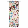 Snakes gordijn wit - 02402
