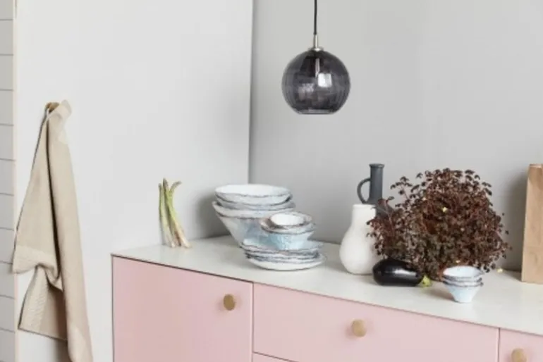 Soisalo unique schaal L ijsblauw -set van 4 stuks