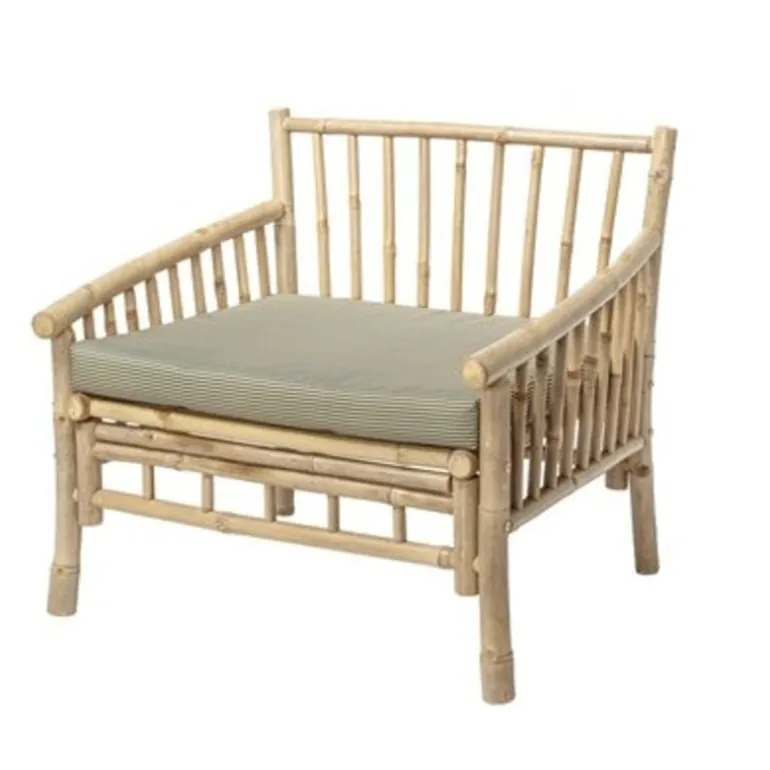Sole loungestoel naturel bamboe