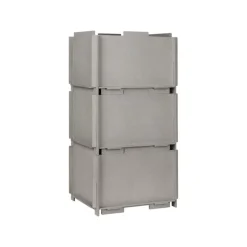 Stacie opbergbox grijs large - 32000052
