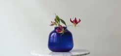 Step vaas hoogte 23cm blauw - 102084