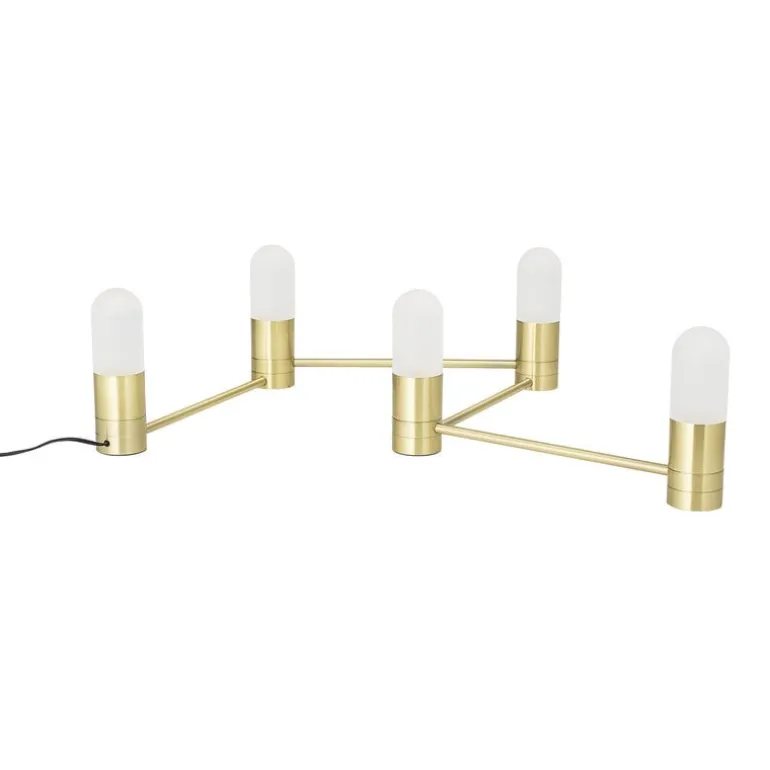 Tafellamp/muurlamp metaal - goud