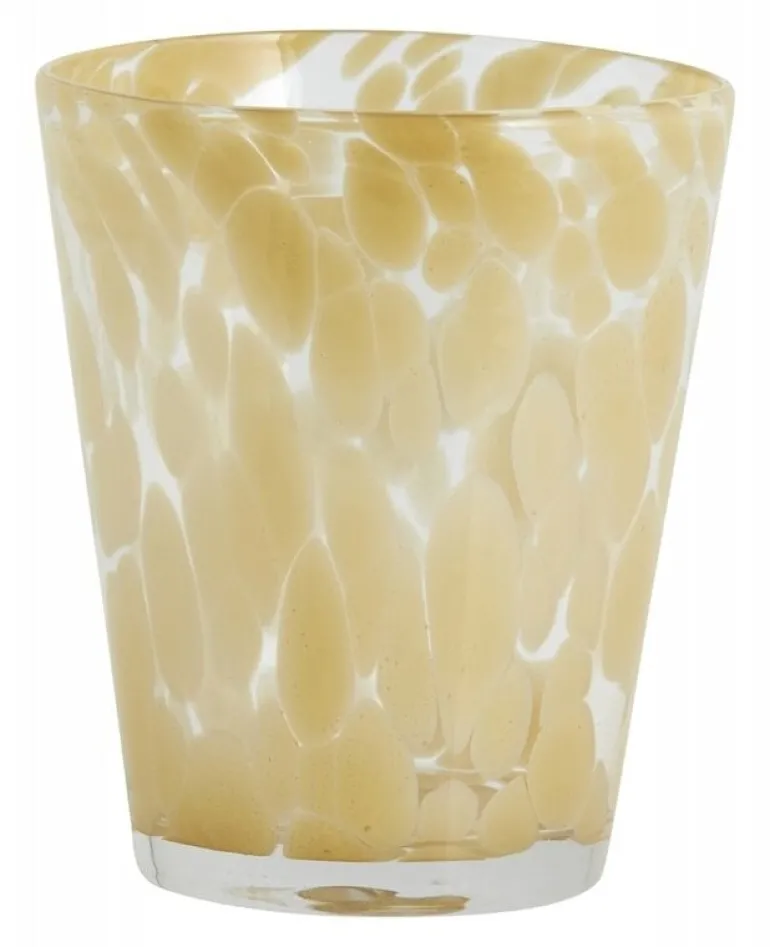 Tepin drinkglazen beige - set van 6 stuks