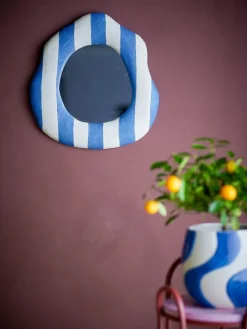 Travis spiegel blauw - 82063004