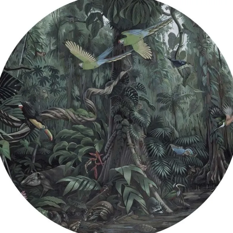 Tropical landscapes cirkelbehang CK-072 - ø190cm