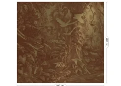 Tropical landscapes goud behang MW-062 - 300x280cm