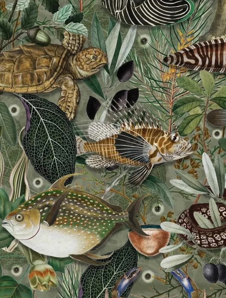 Underwater jungle fotobehang WP-697 - 389,6 x 280 cm
