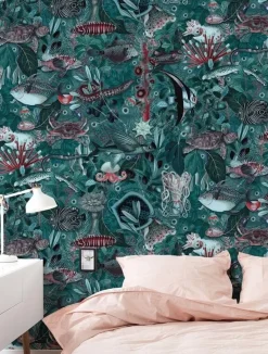 Underwater jungle fotobehang WP-692 - 292,2 x 280 cm
