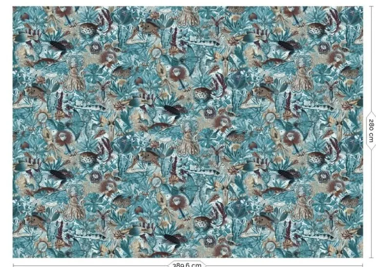 Underwater jungle fotobehang WP-696 - 389,6 x 280 cm