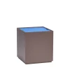 Vault bijzettafel/opberg box blauw/bruin - 021912