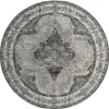 Venus rond vloerkleed grijs - diameter 240cm
