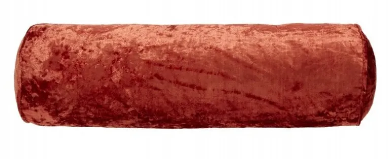 Virgo bolster kussen incl vulling - teracotta/rood