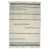 Vloerkleed naturel wol 200x140cm