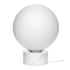 Vloerlamp marmer glas