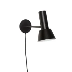 Wandlamp metaal zwart