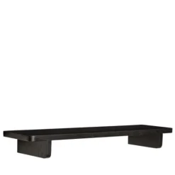 Wandplank eiken fineer - zwart