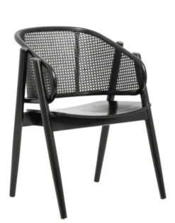 Wicky lounge stoel - zwart